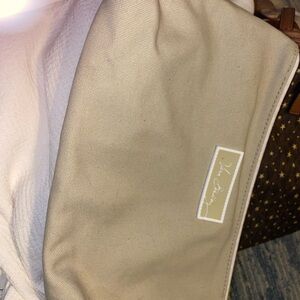 Vera Bradley Beige Travel/Makeup Bag